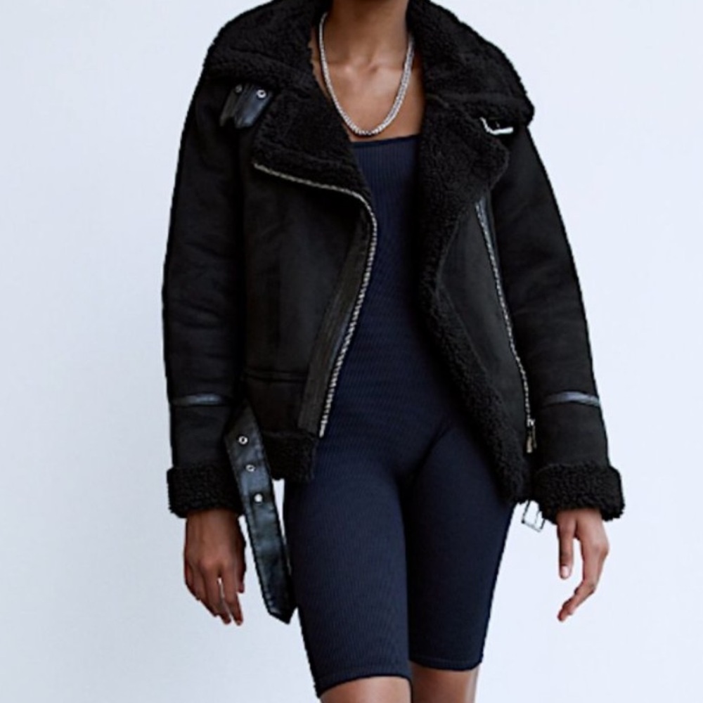 Zara moto jacket - Picture 1 of 5